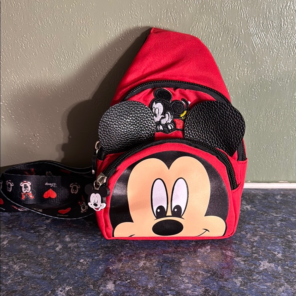 Disney Mickey Mouse Kids Sling Bag - Red